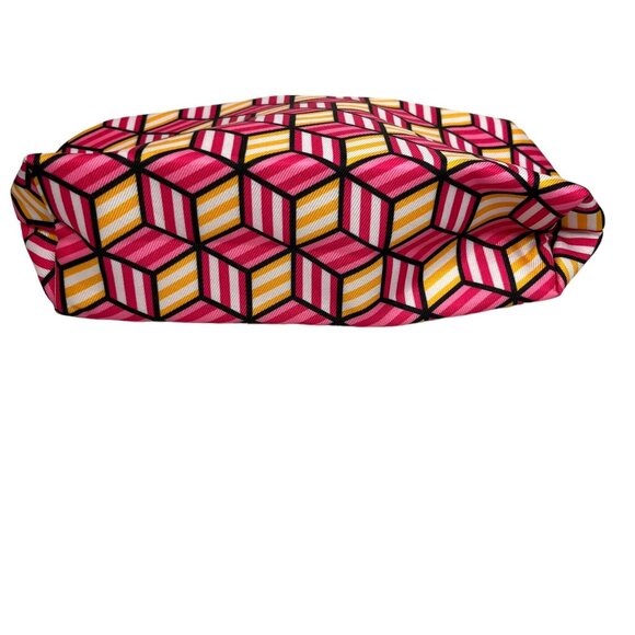 Clinique Make Up Bag Pink Orange Excellent Condition - Picture 4 of 10